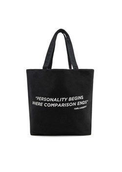 Torebka KARL LAGERFELD A1W50047 Czarny ze sklepu eobuwie.pl w kategorii Torby Shopper bag - zdjęcie 181295669