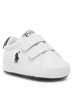 Sneakersy Polo Ralph Lauren Heritage Court Ii Ez Layette RL100731 Biały ze sklepu eobuwie.pl w kategorii Buciki niemowlęce - zdjęcie 181295679