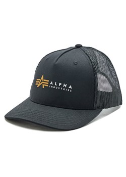 Czapka z daszkiem Alpha Industries Label 106901 Czarny ze sklepu eobuwie.pl w kategorii Czapki z daszkiem damskie - zdjęcie 181295885