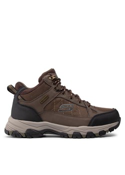 Trapery Skechers Melano 204477/CHOC Brązowy ze sklepu eobuwie.pl w kategorii Buty trekkingowe męskie - zdjęcie 181295937