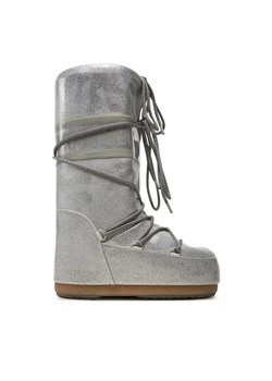 Śniegowce Moon Boot Icon Glitter 80D1402850 Srebrny ze sklepu eobuwie.pl w kategorii Śniegowce damskie - zdjęcie 181296009
