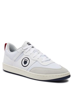 Sneakersy K-Swiss K-Varsity 09075-130-M Biały ze sklepu eobuwie.pl w kategorii Buty sportowe męskie - zdjęcie 181296247