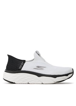 Sneakersy Skechers Smooth Transition 128571/WBK Biały ze sklepu eobuwie.pl w kategorii Buty sportowe damskie - zdjęcie 181296267