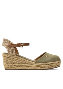 Espadryle Wrangler Bela Women Semi Wedge 20241055 Zielony ze sklepu eobuwie.pl w kategorii Espadryle damskie - zdjęcie 181296475