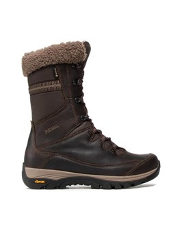 Śniegowce Meindl Novara Lasy Gtx GORE-TEX 7622 Brązowy ze sklepu eobuwie.pl w kategorii Śniegowce damskie - zdjęcie 181296585