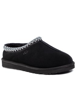 Kapcie Ugg M Tasman 5950 Czarny ze sklepu eobuwie.pl w kategorii Kapcie męskie - zdjęcie 181296737