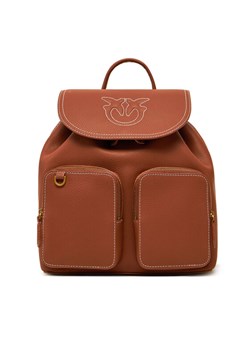 Plecak PINKO Carrie Backpack PE 25 PLTT 104351 A1LF Brązowy ze sklepu eobuwie.pl w kategorii Plecaki - zdjęcie 181296745