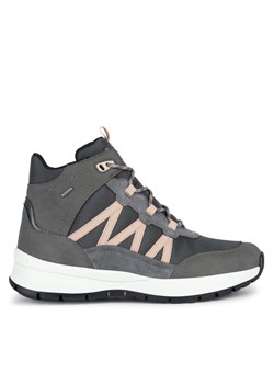 Sneakersy Geox D Braies B Abx D36BEA 011EK C9004 Szary ze sklepu eobuwie.pl w kategorii Buty sportowe damskie - zdjęcie 181296846