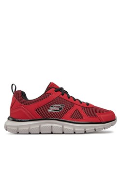 Sneakersy Skechers Bucolo 52630/RDBK Czerwony ze sklepu eobuwie.pl w kategorii Buty sportowe męskie - zdjęcie 181296979