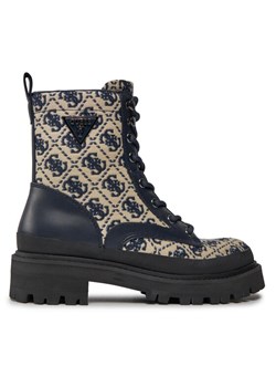 Trapery Guess Bada FL7BDA FAL10 Granatowy ze sklepu eobuwie.pl w kategorii Workery damskie - zdjęcie 181297268