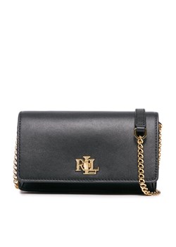 Torebka Lauren Ralph Lauren 432915377001 Czarny ze sklepu eobuwie.pl w kategorii Portfele damskie - zdjęcie 181297285