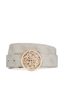 Pasek Damski Guess Noelle BW9166 P4235 Écru ze sklepu eobuwie.pl w kategorii Paski damskie - zdjęcie 181297418