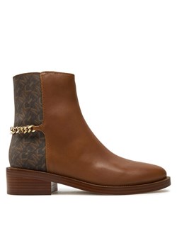 Botki MICHAEL Michael Kors Carlisle 40F4CLME8L Brązowy ze sklepu eobuwie.pl w kategorii Botki - zdjęcie 181297476