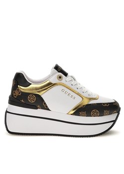 Sneakersy Guess Camrio FL7CMR FAL12 Biały ze sklepu eobuwie.pl w kategorii Buty sportowe damskie - zdjęcie 181297495