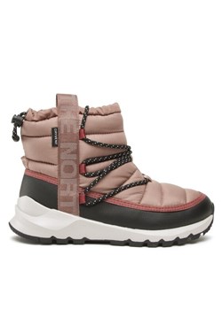 Śniegowce The North Face Thermoball Lace Up Wp NF0A5LWD7T41-050 Brązowy ze sklepu eobuwie.pl w kategorii Śniegowce damskie - zdjęcie 181297705