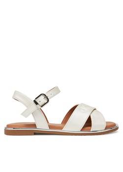 Sandały Calvin Klein Jeans V3A2-82042-1688 M Biały ze sklepu eobuwie.pl w kategorii Sandały dziecięce - zdjęcie 181297857