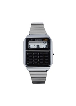 Zegarek Casio Vintage Edgy CA-500WE-1AEF Srebrny ze sklepu eobuwie.pl w kategorii Zegarki - zdjęcie 181298107
