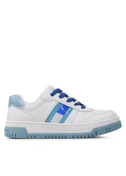 Sneakersy Tommy Hilfiger Flag Low Cut Lace-Up Sneaker T3X9-32869-1355 S Biały ze sklepu eobuwie.pl w kategorii Buty sportowe dziecięce - zdjęcie 181298137