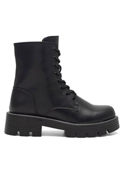 Trapery JENNY SONEQUA WS6119-07 Czarny ze sklepu eobuwie.pl w kategorii Workery damskie - zdjęcie 181298196