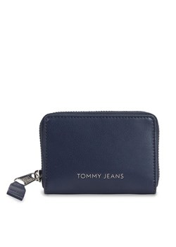 Mały Portfel Damski Tommy Jeans Tjw Ess Must Small Za AW0AW15833 Granatowy ze sklepu eobuwie.pl w kategorii Portfele damskie - zdjęcie 181298449