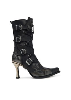 Botki NEW ROCK M-9591-S3 Czarny ze sklepu eobuwie.pl w kategorii Botki - zdjęcie 181298559