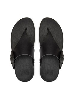 Japonki FitFlop Lulu HG9 Czarny ze sklepu eobuwie.pl w kategorii Klapki damskie - zdjęcie 181298738