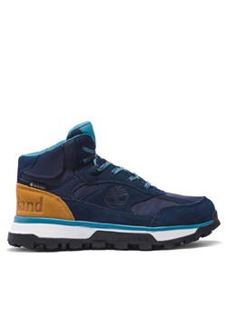 Trzewiki Timberland Trail Trekker Mid Gtx GORE-TEX TB0A67H40191 Granatowy - id: 0000303251482 - marki Timberland - 181298817 Trzewiki Timberland Trail Trekker Mid Gtx GORE-TEX TB0A67H40191 Granatowy ze sklepu eobuwie.pl w kategorii Buty zimowe dziecięce - zdjęcie 181298817