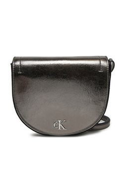 Torebka Calvin Klein Jeans Minimal Monogram K60K612730 Złoty ze sklepu eobuwie.pl w kategorii Listonoszki - zdjęcie 181298906