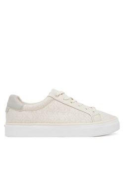 Sneakersy Calvin Klein Vulc Lace Up - Jacq HW0HW02412 Écru ze sklepu eobuwie.pl w kategorii Trampki damskie - zdjęcie 181298947
