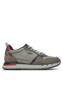 Sneakersy Aeronautica Militare 242SC283CT3384 Szary ze sklepu eobuwie.pl w kategorii Buty sportowe męskie - zdjęcie 181299119