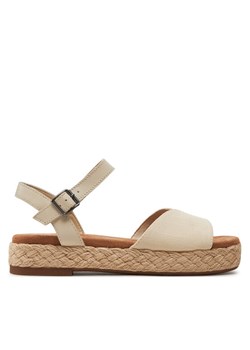 Espadryle Toms Abby 10020768 Écru ze sklepu eobuwie.pl w kategorii Sandały damskie - zdjęcie 181299197