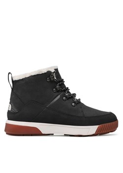 Botki The North Face Sierra Mid Lace Wp NF0A4T3XR0G1 Czarny ze sklepu eobuwie.pl w kategorii Workery damskie - zdjęcie 181299516