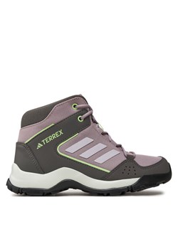 Trekkingi adidas Terrex Hyperhiker Mid Hiking IE7610 Fioletowy ze sklepu eobuwie.pl w kategorii Buty trekkingowe dziecięce - zdjęcie 181299768