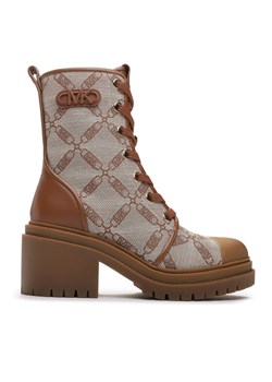 Botki MICHAEL Michael Kors Hanley 40F3HYME5Y Brązowy ze sklepu eobuwie.pl w kategorii Botki - zdjęcie 181300038