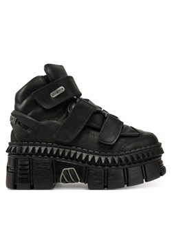 Sneakersy NEW ROCK M-WALL285-S3 Czarny ze sklepu eobuwie.pl w kategorii Workery damskie - zdjęcie 181300047