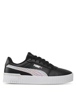 Sneakersy Puma Carina 2.0 Mermaid Jr 389742 02 Czarny ze sklepu eobuwie.pl w kategorii Trampki dziecięce - zdjęcie 181300265