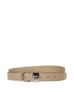 Pasek Damski Calvin Klein Ck Loop Rnd Buckle 2.5_Smooth K60K612936 Szary ze sklepu eobuwie.pl w kategorii Paski damskie - zdjęcie 181300277