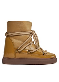 Śniegowce Inuikii Gloss Wedge 75203-007 Beżowy ze sklepu eobuwie.pl w kategorii Śniegowce damskie - zdjęcie 181300298