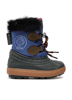 Śniegowce Boatilus Nippy 02 Sint. Leather Boot NN02 VAR.43PR Zielony ze sklepu eobuwie.pl w kategorii Buty zimowe dziecięce - zdjęcie 181300397