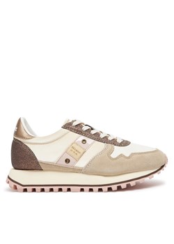Sneakersy Blauer F4MILLEN01/SUG Beżowy ze sklepu eobuwie.pl w kategorii Buty sportowe damskie - zdjęcie 181300677