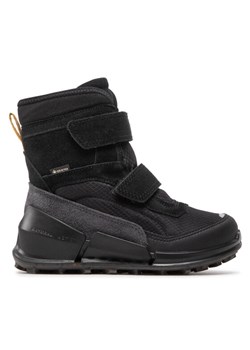 Śniegowce ECCO Biom K2 GORE-TEX 71120260518 Czarny ze sklepu eobuwie.pl w kategorii Buty zimowe dziecięce - zdjęcie 181300725