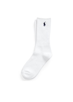 Skarpety wysokie damskie Polo Ralph Lauren 455846847003 Biały ze sklepu eobuwie.pl w kategorii Skarpetki damskie - zdjęcie 181300735