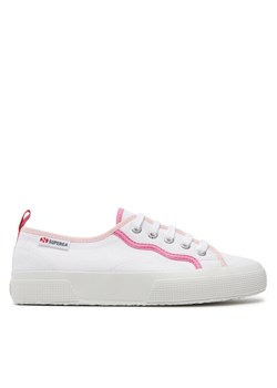 Sneakersy Superga Curly Bindings 2750 S8138NW Biały ze sklepu eobuwie.pl w kategorii Trampki damskie - zdjęcie 181300789