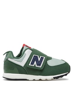 Sneakersy New Balance NW574HGB Zielony ze sklepu eobuwie.pl w kategorii Buty sportowe dziecięce - zdjęcie 181300929