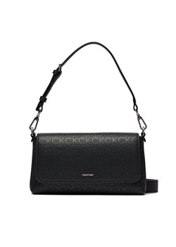 Torebka Calvin Klein Ck Must Shoulder Bag_Epi Mono K60K611360 Czarny ze sklepu eobuwie.pl w kategorii Listonoszki - zdjęcie 181301055