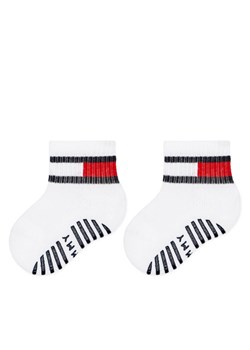 Zestaw 2 par wysokich skarpet dziecięcych Tommy Hilfiger 701226500 Biały ze sklepu eobuwie.pl w kategorii Skarpetki dziecięce - zdjęcie 181301085