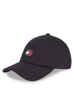 Czapka z daszkiem Tommy Jeans Tjm Heritage Core Cap AM0AM12933 Czarny ze sklepu eobuwie.pl w kategorii Czapki z daszkiem męskie - zdjęcie 181301185