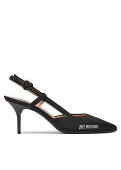 Sandały LOVE MOSCHINO JA10627G1LIMX000 Czarny ze sklepu eobuwie.pl w kategorii Sandały damskie - zdjęcie 181301279