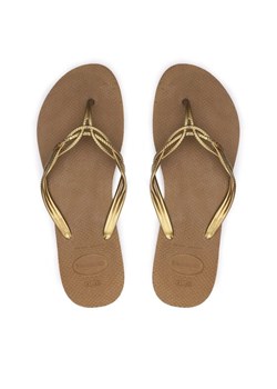 Japonki Havaianas 41232251856 Brązowy ze sklepu eobuwie.pl w kategorii Klapki damskie - zdjęcie 181301345