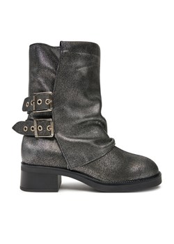 Botki Steve Madden Bonfire SM11003415 Srebrny ze sklepu eobuwie.pl w kategorii Botki - zdjęcie 181301387